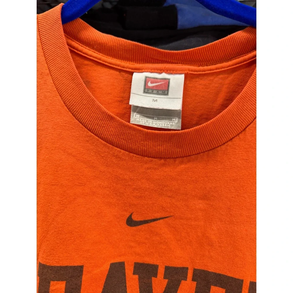 Nike Team Oregon State Beavers T-Shirt Orange Beaver Nation Mens Medium Vintage